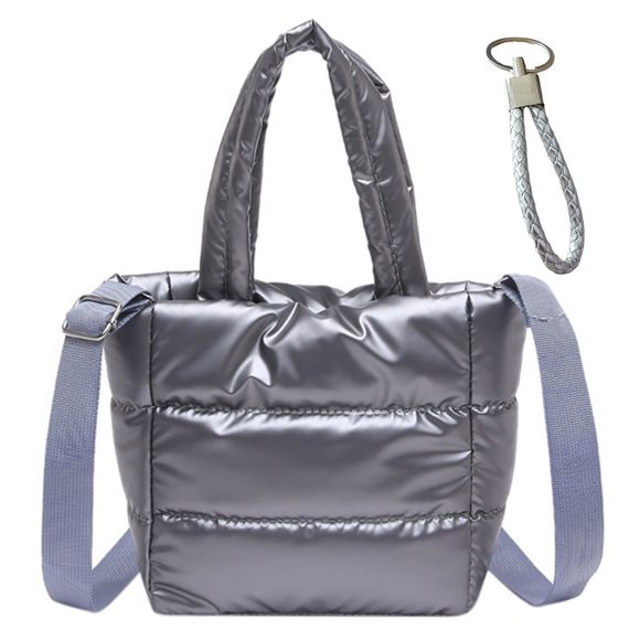 Quilted Metallic Lhtweht Phone Crossbody Purse, Puffer Small Tote Bag :o) - Picture 1 of 9